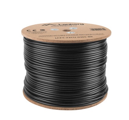 Lanberg CAT5e FTP CU Cable Outdoor 305m Black LCF5-21CU-0305-BK