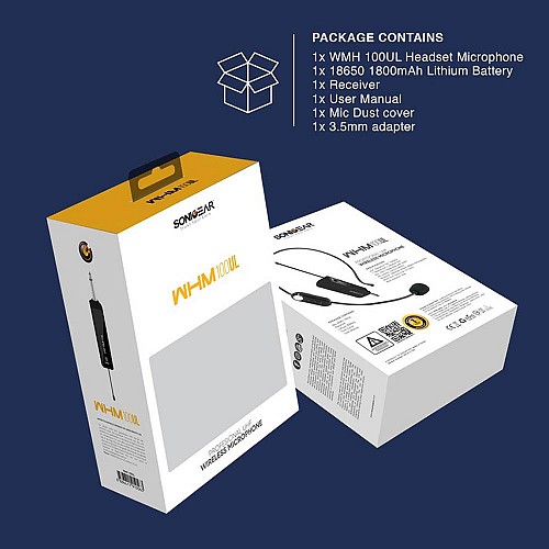 SonicGear WMH 100 UL Wireless Headset Microphone