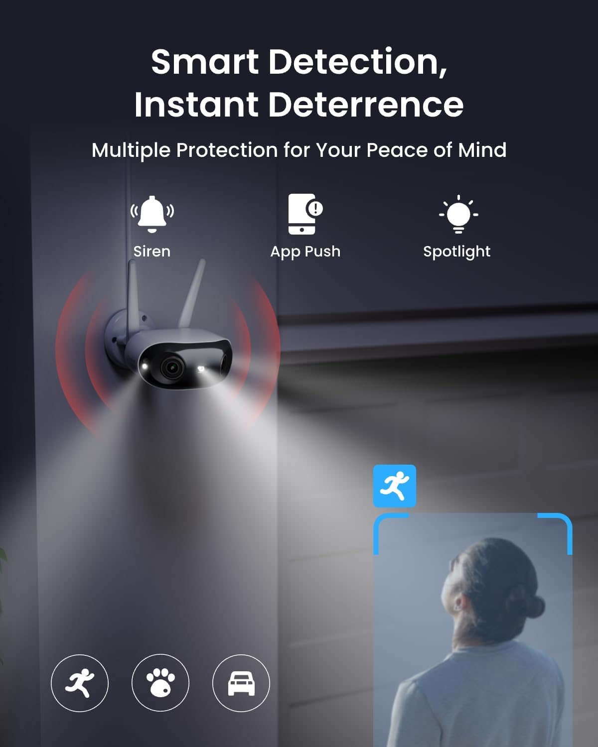 Reolink WIFI Outdoor Camera Panoramic Ultra-Wide View 4K Elite