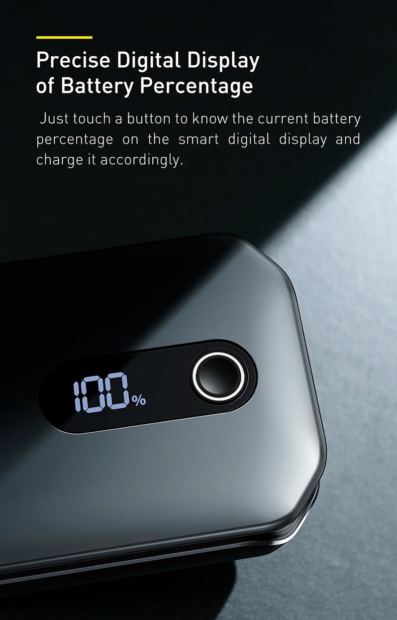 Baseus Car Jump Start Booster & Powerbank 12000mAh 1000A V.2