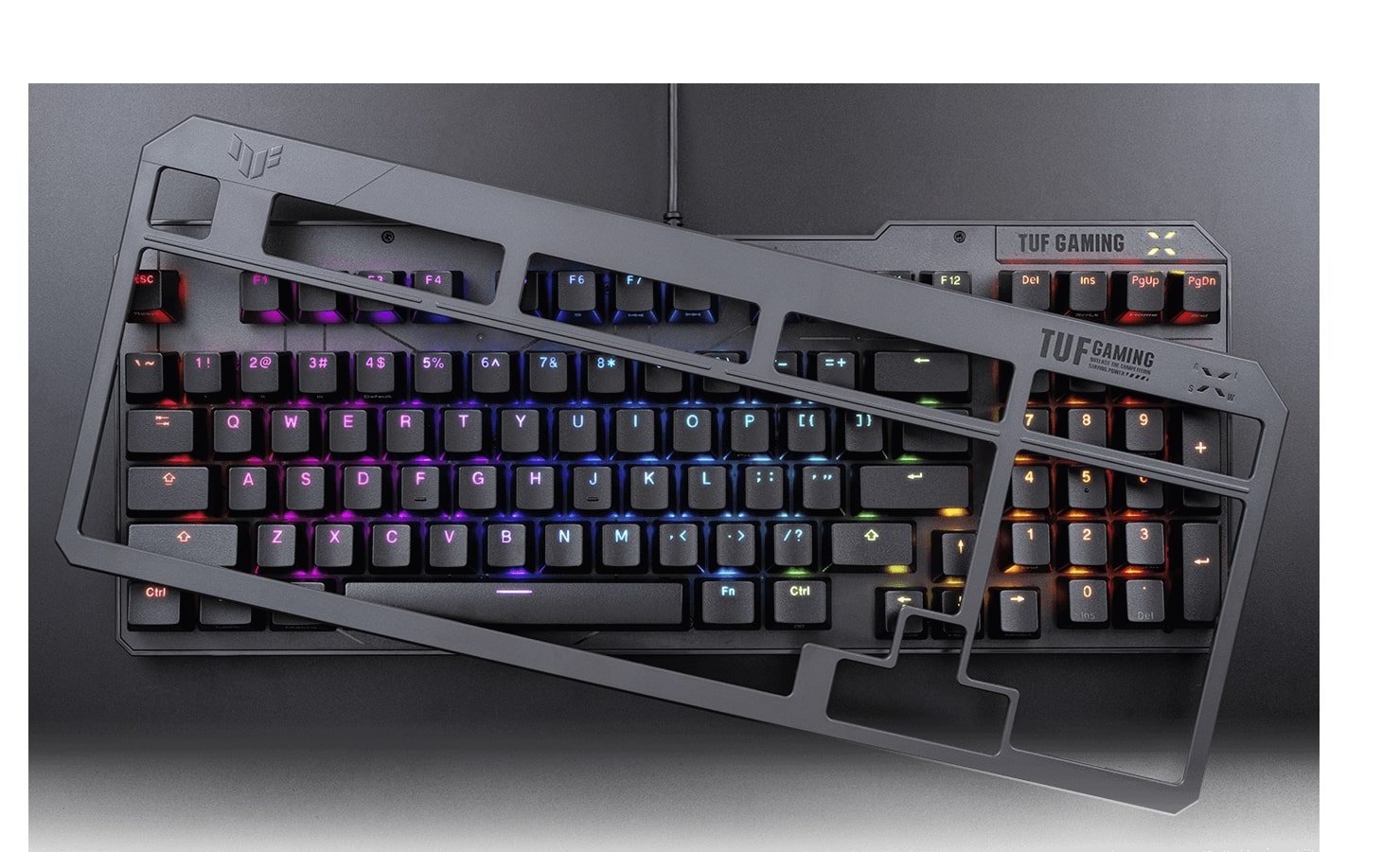 ASUS TUF Gaming K3 GEN II Mechanical Gaming Keyboard 97 Red Keys IP57 Waterproof