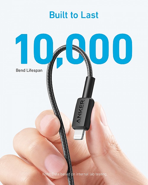 Anker Mobile Cable USB C to MFI 0.9m 322 Black