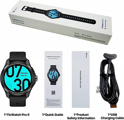 Mobvoi TicWatch Pro 5 Elite Edition GPS Google Wear OS SmartWatch