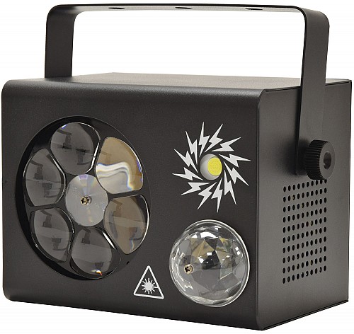 QTX Gobo Fireflash 4in1 LED Laser Effect 151.742UK