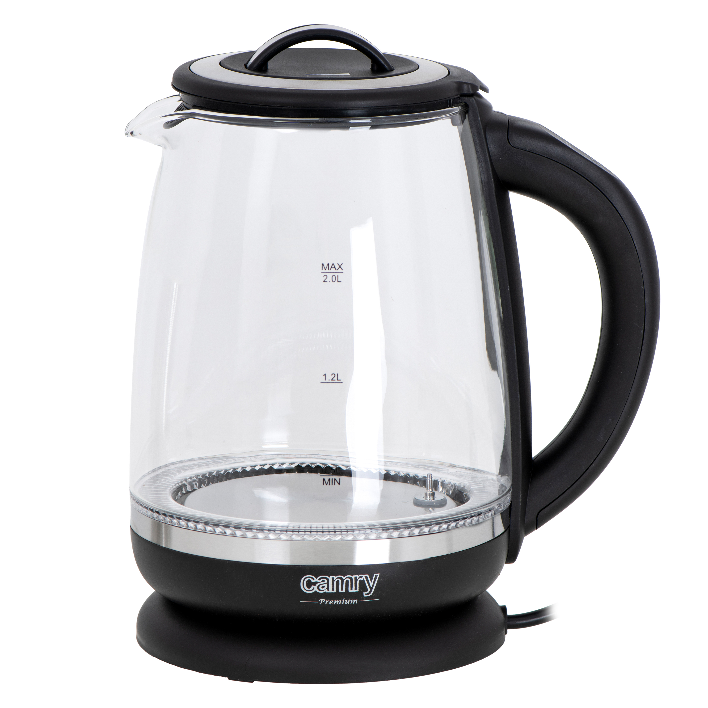 Camry CR1290 Glass Kettle 2.0L with Tea Infuser 2200W