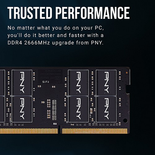 PNY SODIMM DDR4 2666MHz 4GB for Laptop PC