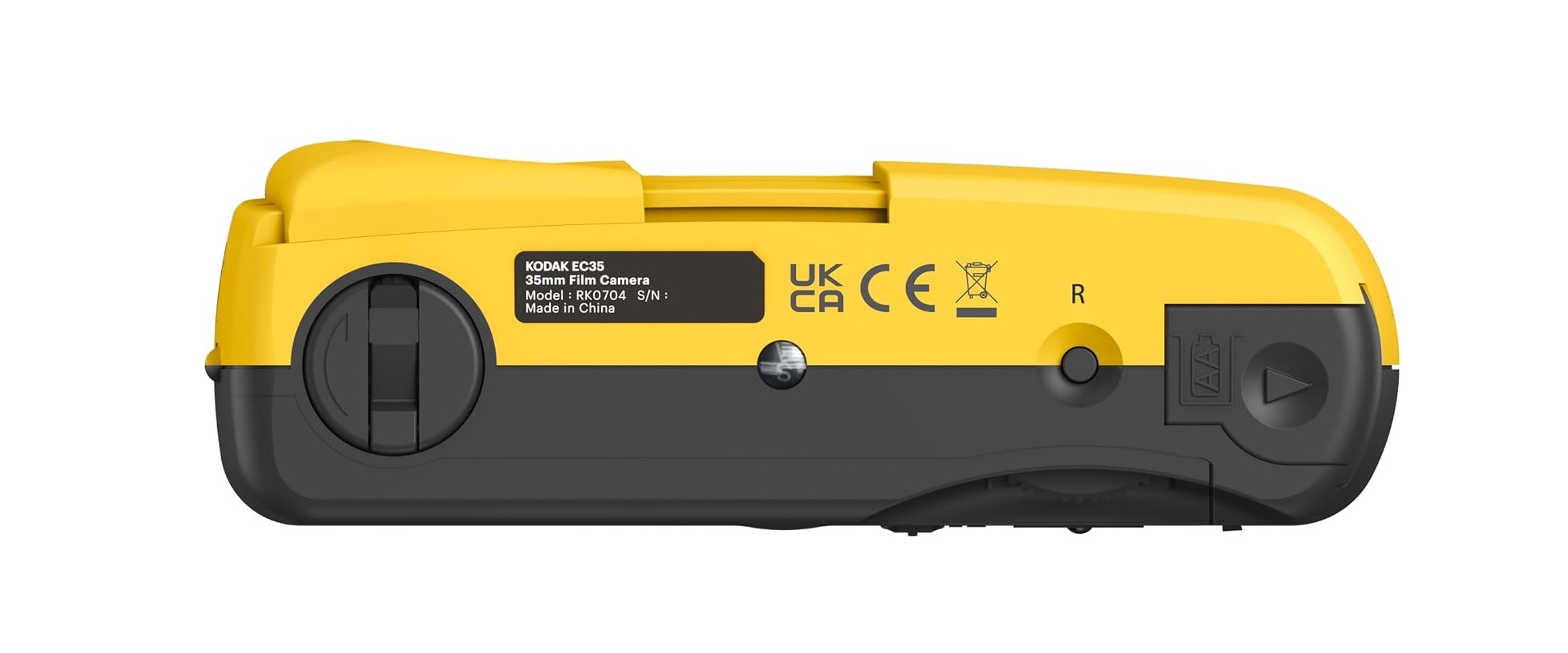 Kodak Camera Analogue Film EC35 Built-in Flash Butter Yellow
