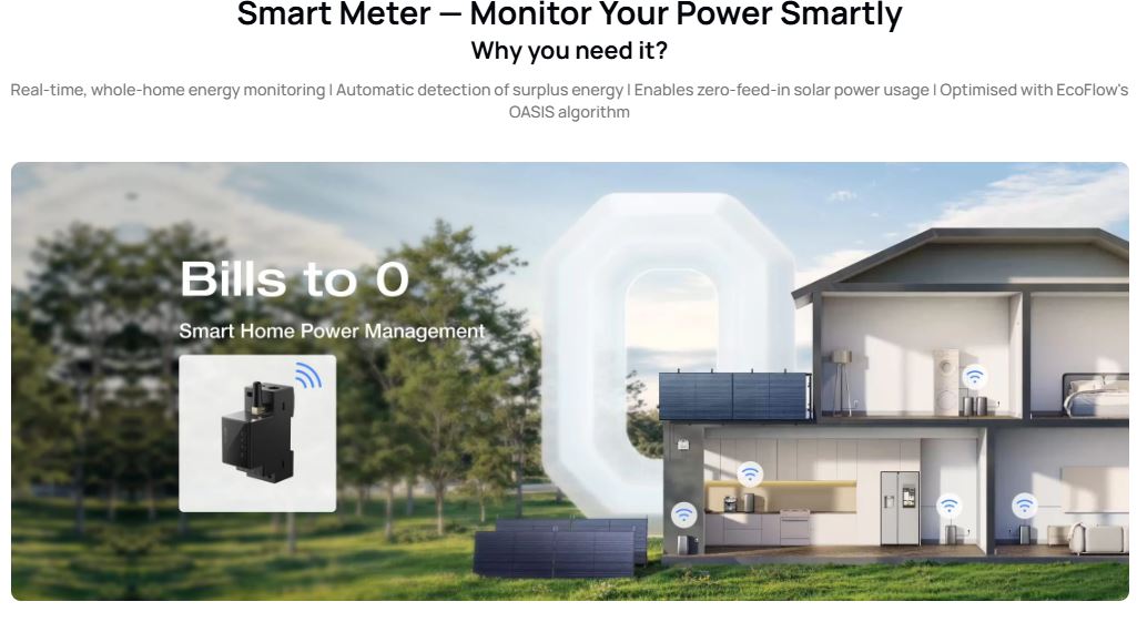 EcoFlow STREAM Smart Meter Real Time Energy Tracking & Allocation