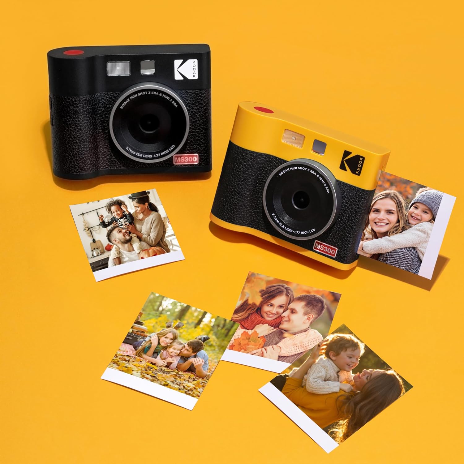 Kodak Instant Camera ERA Mini Shot 3 MS300B Black (3x3)