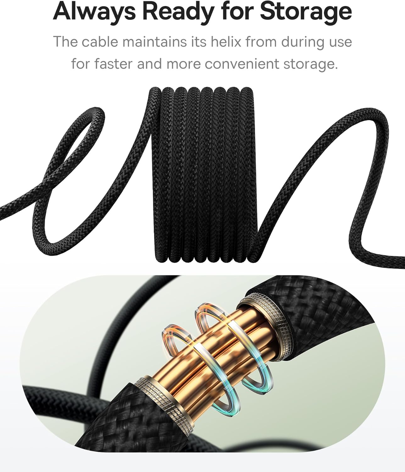 Baseus Tungsten Gold Magnetic Charging Cable Type-C to iP