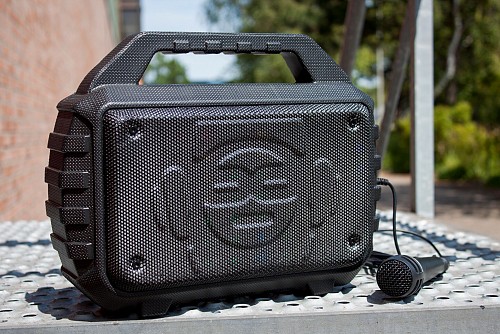 iDance Blaster 400 Portable Speaker with LED Effects incl 1 Microphone