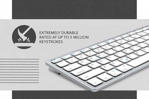 Alcatroz XPLORER GO! BT100 BT Keyboard Black