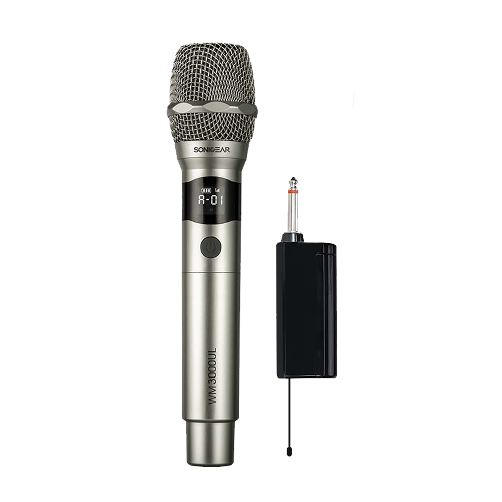 SonicGear Microphone Wireless 2xHandsets WM 3000UL DUAL Obsidian