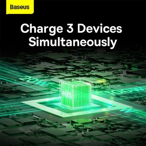 Baseus Cable 3in1 USB-C/Micro/Light Traction Retractable 1.7m Black