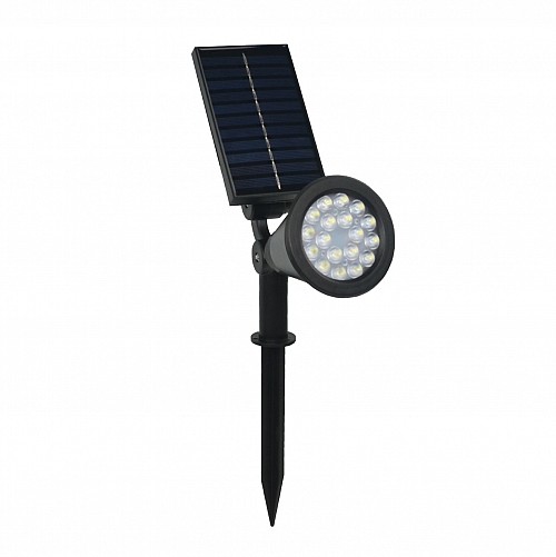 REXER Outdoor Multicolor RGBW IP65 LED Solar Spike Spotlight