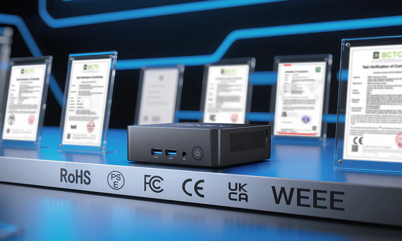 MINIX Mini PC Intel Core 3 N355 16GB DDR5, 512GB SSD, Triple Display Win 11 Pro NUC355