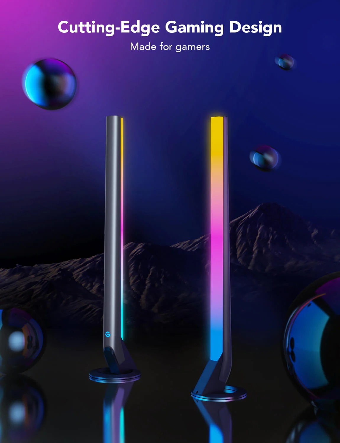 Govee Gaming Smart RGBIC Light Bars H6047