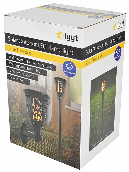 LYYT Outdoor Solar LED Flame Light 410.450UK