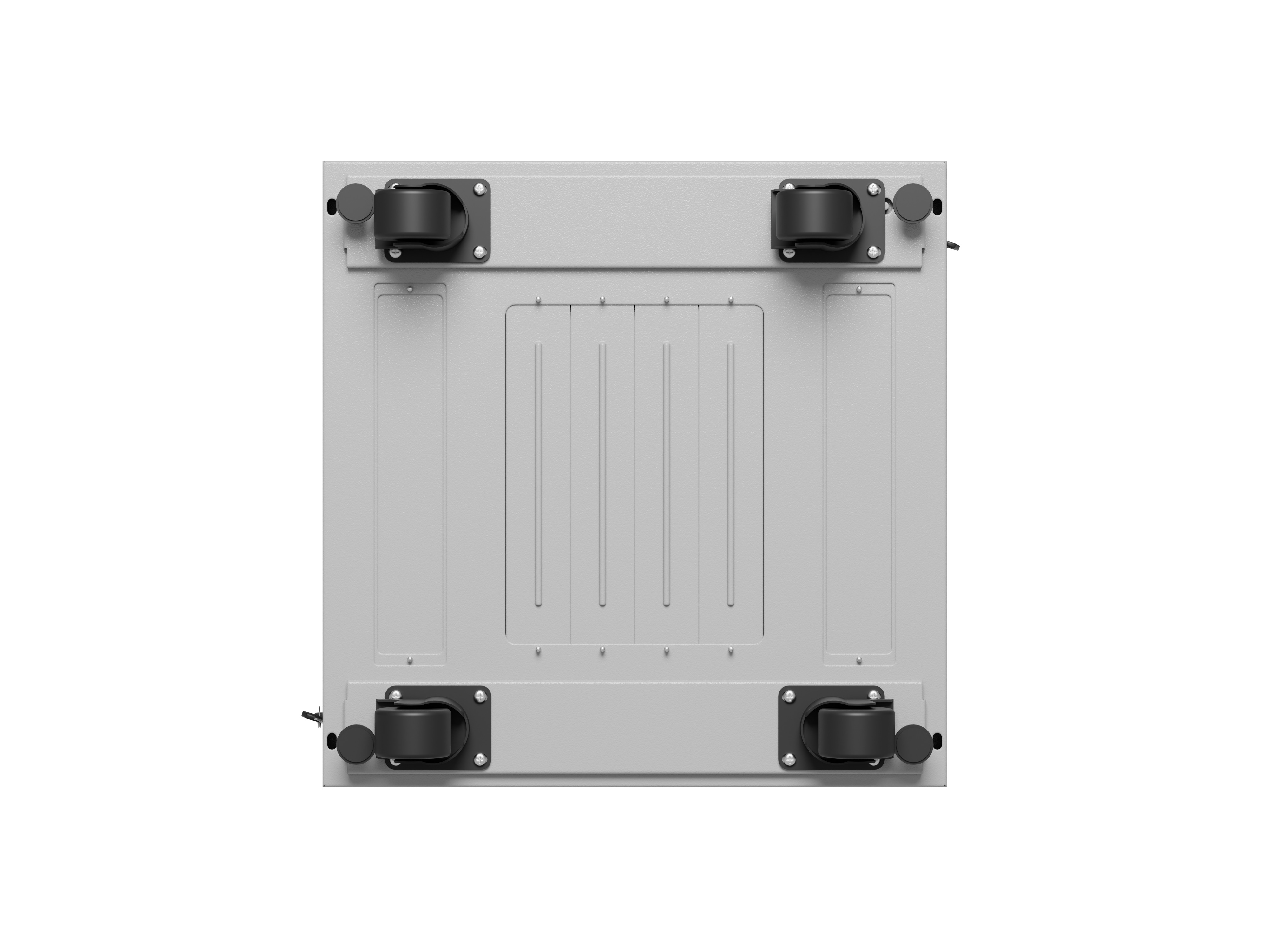 Lanberg Free Standing Cabinet 19'' with Glass Door 15U 60cm Ventilation Panel with LCD, 2 Fans & Thermostat Grey (not assebled)