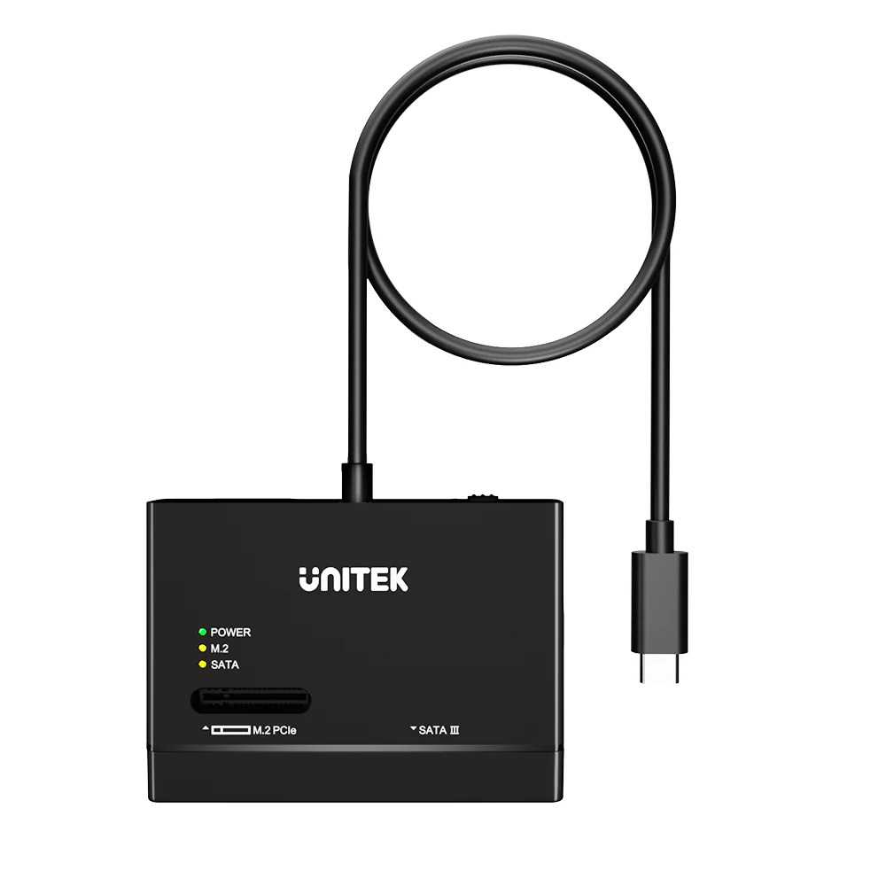 Unitek USB-C to SATA/m2 SSD Converter/Enclosure S1232A