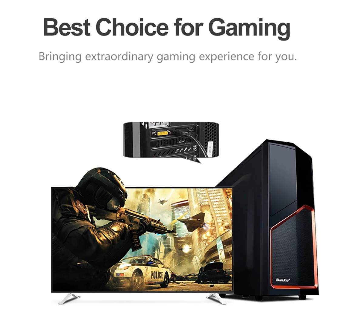 Unitek Y-C607BK DisplayPort 1.2 Cable 4K60Hz 1.5m