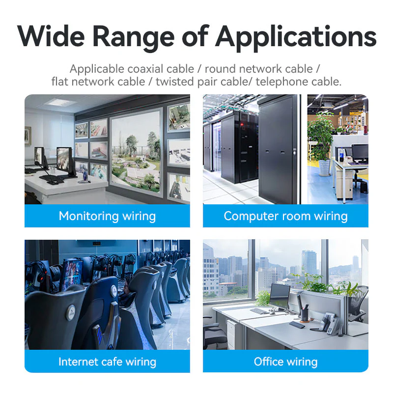 Vention NETWORK Tool Coaxial Cable Stripper KEBY0 Yellow