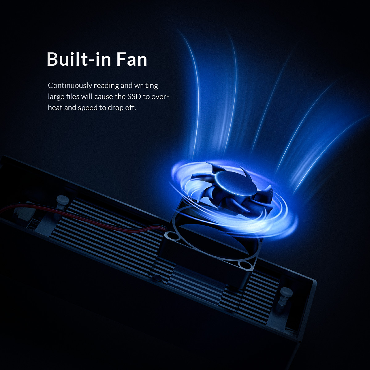 Orico USB-C 3.2 M2 NVME SSD Aluminum Enclosure Black M2PVC3-G20