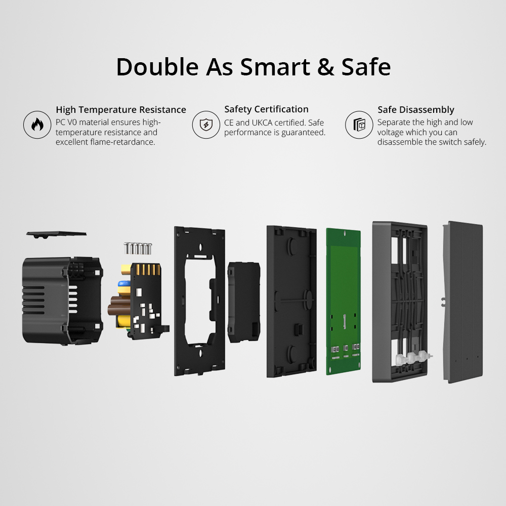 Sonoff M5 UK 3C WiFi Smart Wall Mechanical Switch