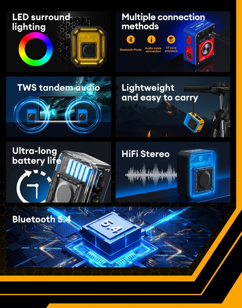 Transformers Portable BT Speaker TF-Y02 5W