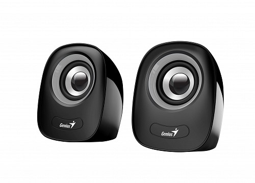 Genius PC Speakers 2.0 6W 3.5mm USB Powered Grey SP-Q160