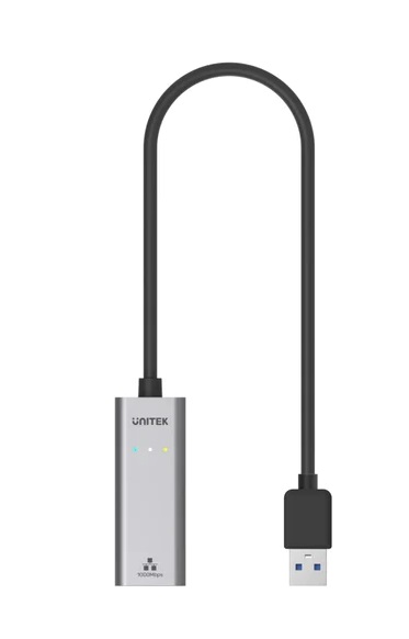 Unitek Converter USB-A to LAN Gigabit Ethernet Alum Y-3464
