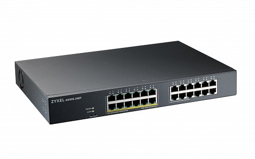 Zyxel GS1915-24EP 24-Port Gigabit PoE Cloud Managed Switch, 12 x PoE 130W