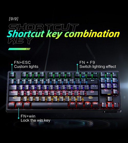 Thunderobot KG3089R Gaming Mechanical Keyboard Red Switch