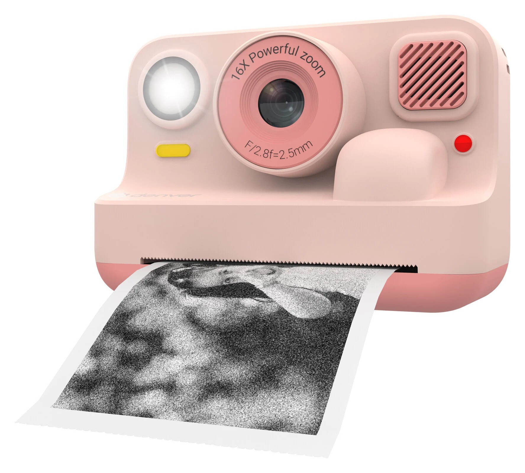 Denver KIDS Photo Digital Instant Camera 48MP Thermal Print & BT Print KPC-1374BTRO Rose