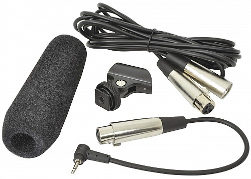 QTX SG300 Shotgun Microphone with Battery Short 173.638UK