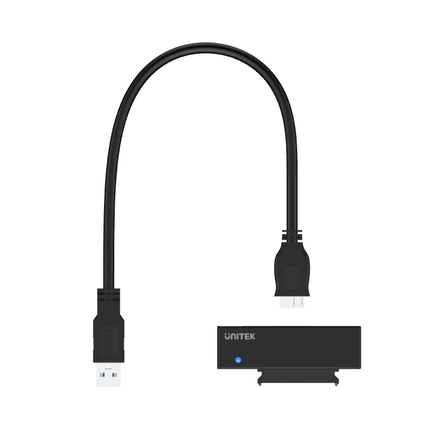 Unitek Y-1039 USB3.0 to SATA 2.5-3.5'' HDD Converter incl 12V2A PSU