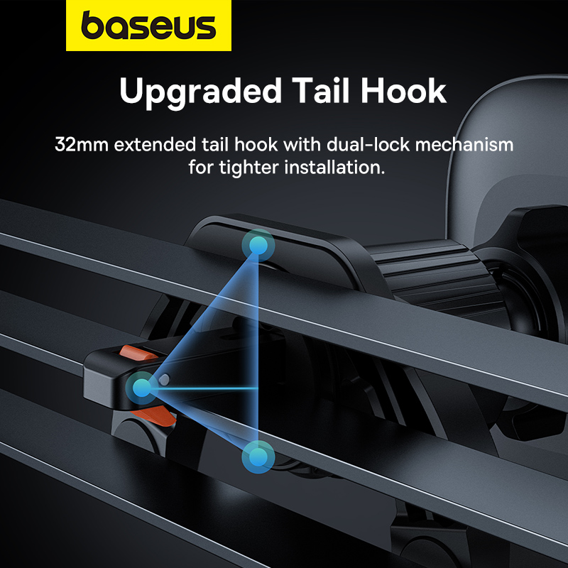 Baseus Car Holder AirVent Ultra Control Mega For Folding Screen Phones Black