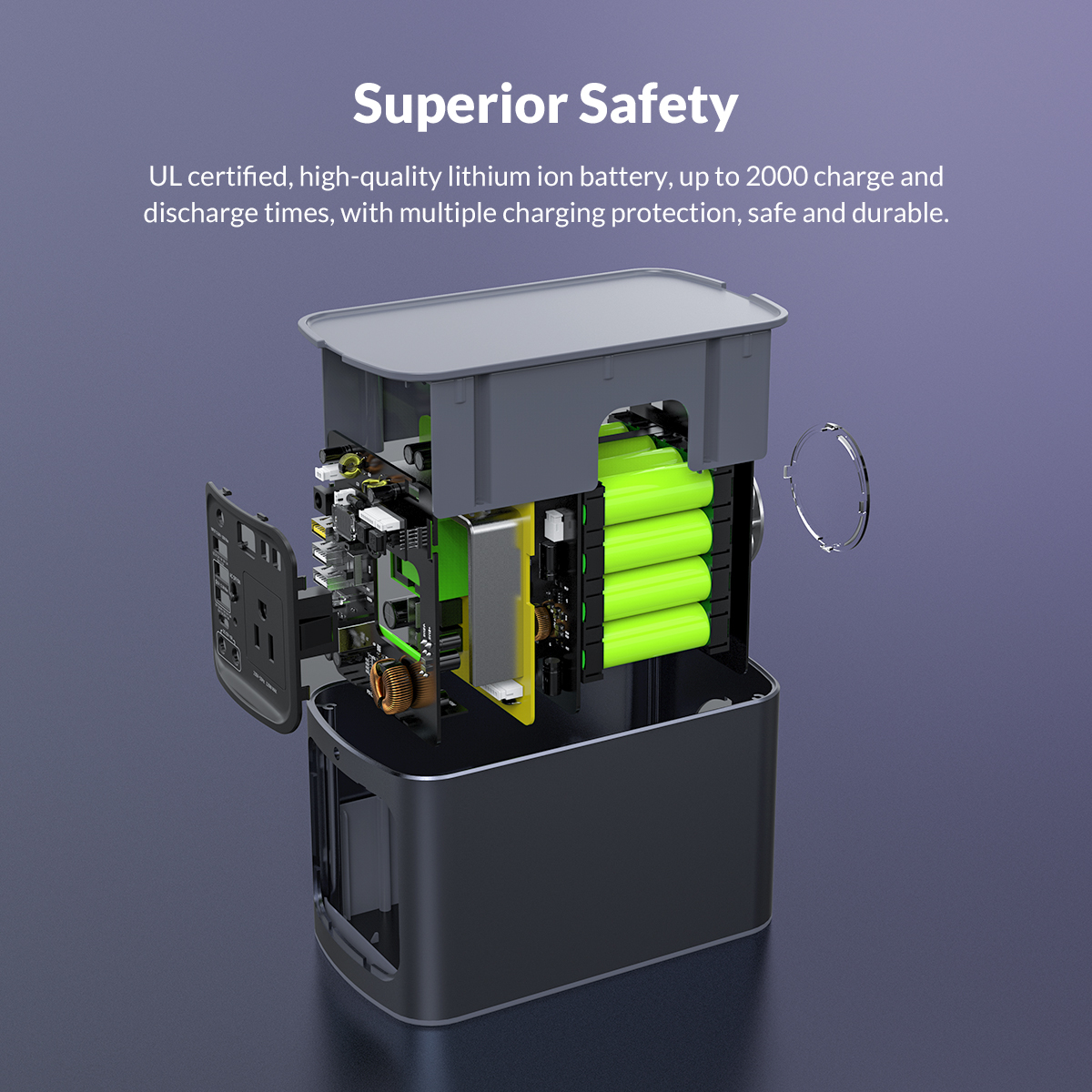 Orico Portable Power Station PA120 120W 156WH with UK AC Socket