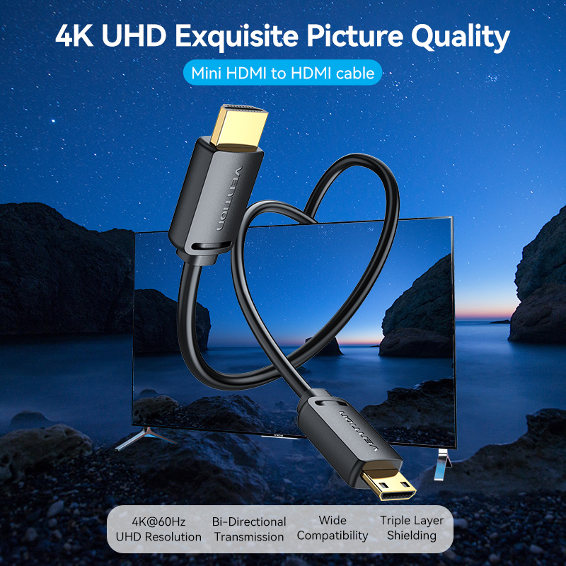 Vention HDMI to HDMI Mini Cable 1.0m AGHBF