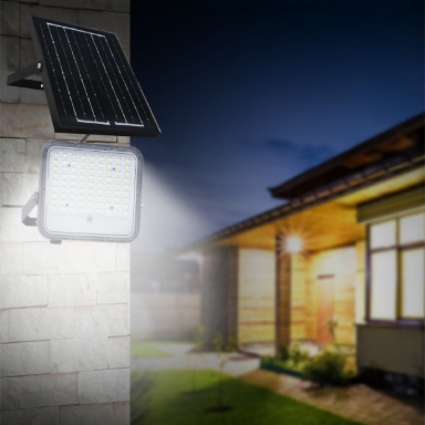 GBC ON LED Dimmable Solar Floodlight with Panel, Remote Control & PIR 1400 Lumens