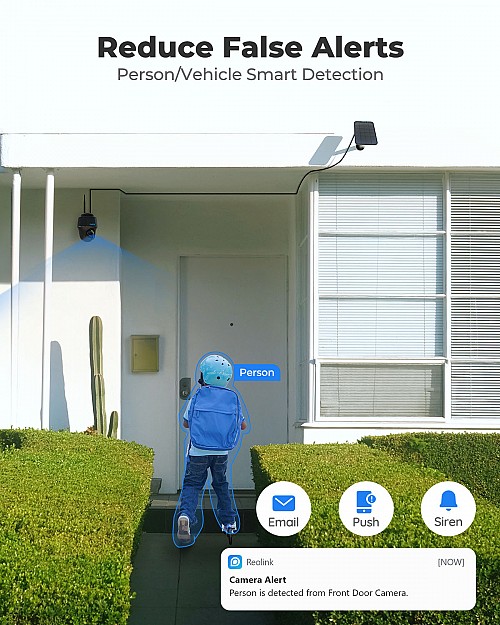 Reolink BP Outdoor Battery Camera 4MP PTZ ARGUS PT Dual White