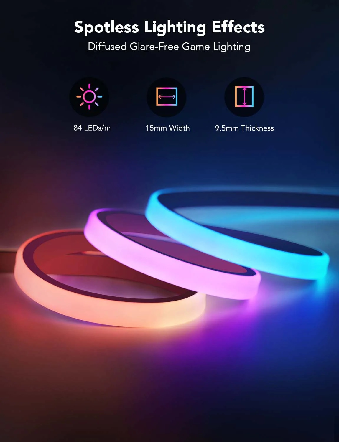 Govee Gaming Neon Table Light 3m H61C3