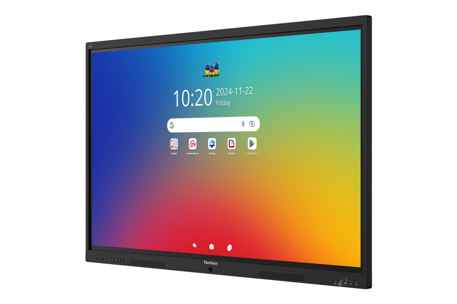 Viewsonic Viewboard Interactive Display Whiteboard 55" 4K Android EDLA 64-Point Touch 2.1 Speakers 8 Mic Array IFP5541-1-1C