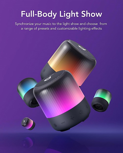 Anker Soundcore Speaker BT IP67 Glow Mini Black