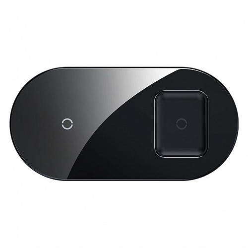 Baseus Simple 2in1 QI Wireless Charger 18W Black