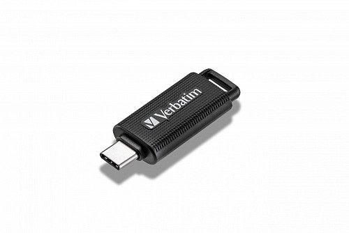 Verbatim USB Drive 3.2 Retractable USB-C 64GB Black