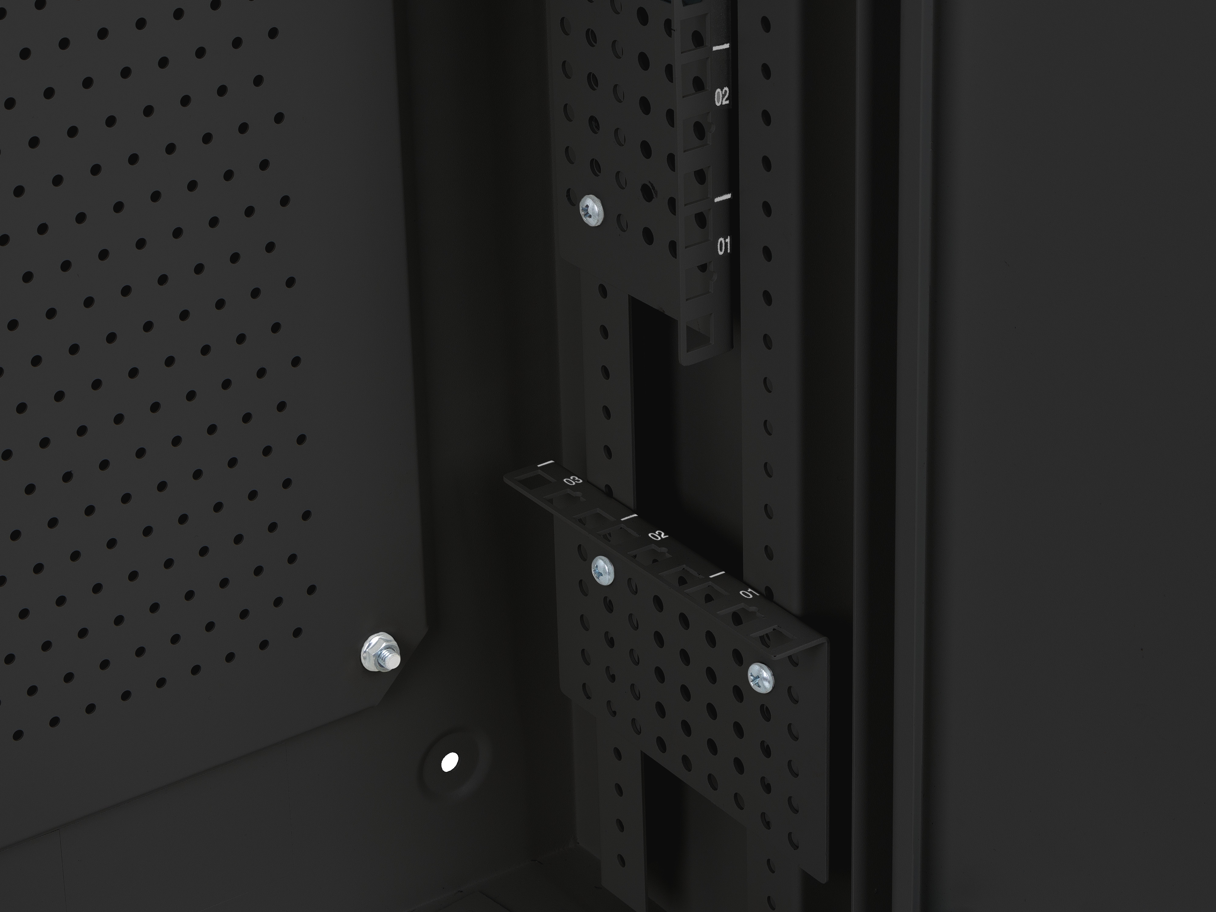 Lanberg Wall Rack 19'' Low Profile 6U+3U Assembled Black Z34159
