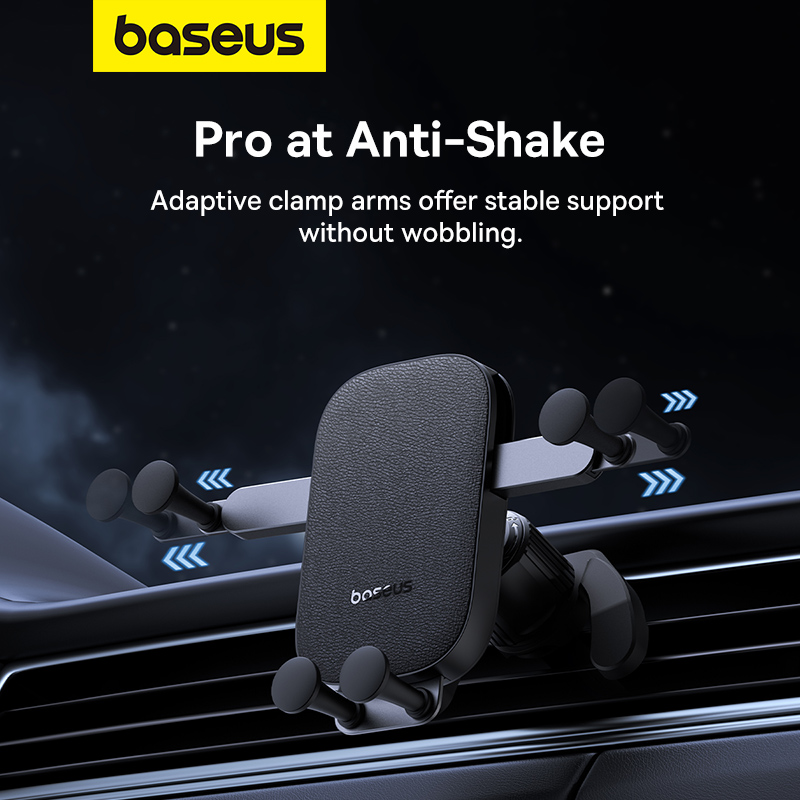 Baseus Car Holder AirVent Ultra Control Mega For Folding Screen Phones Black
