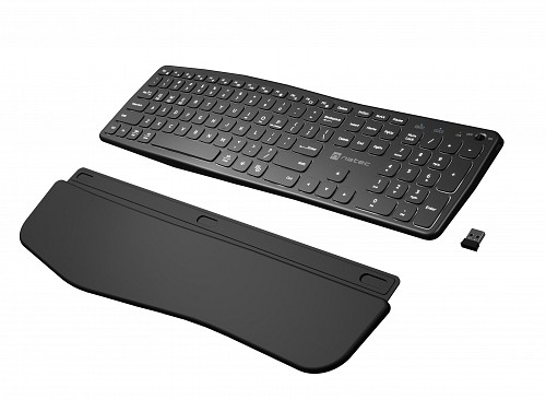 Natec PORIFERA Wireless Rechargeable Keyboard 2.4GHz + BT