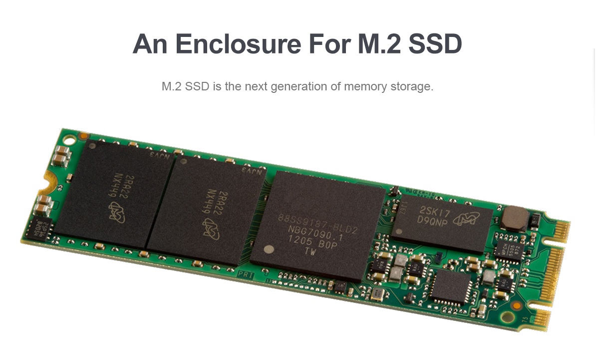 Unitek USB3.0 M.2 SSD SATA Aluminium Enclosure Y-3365